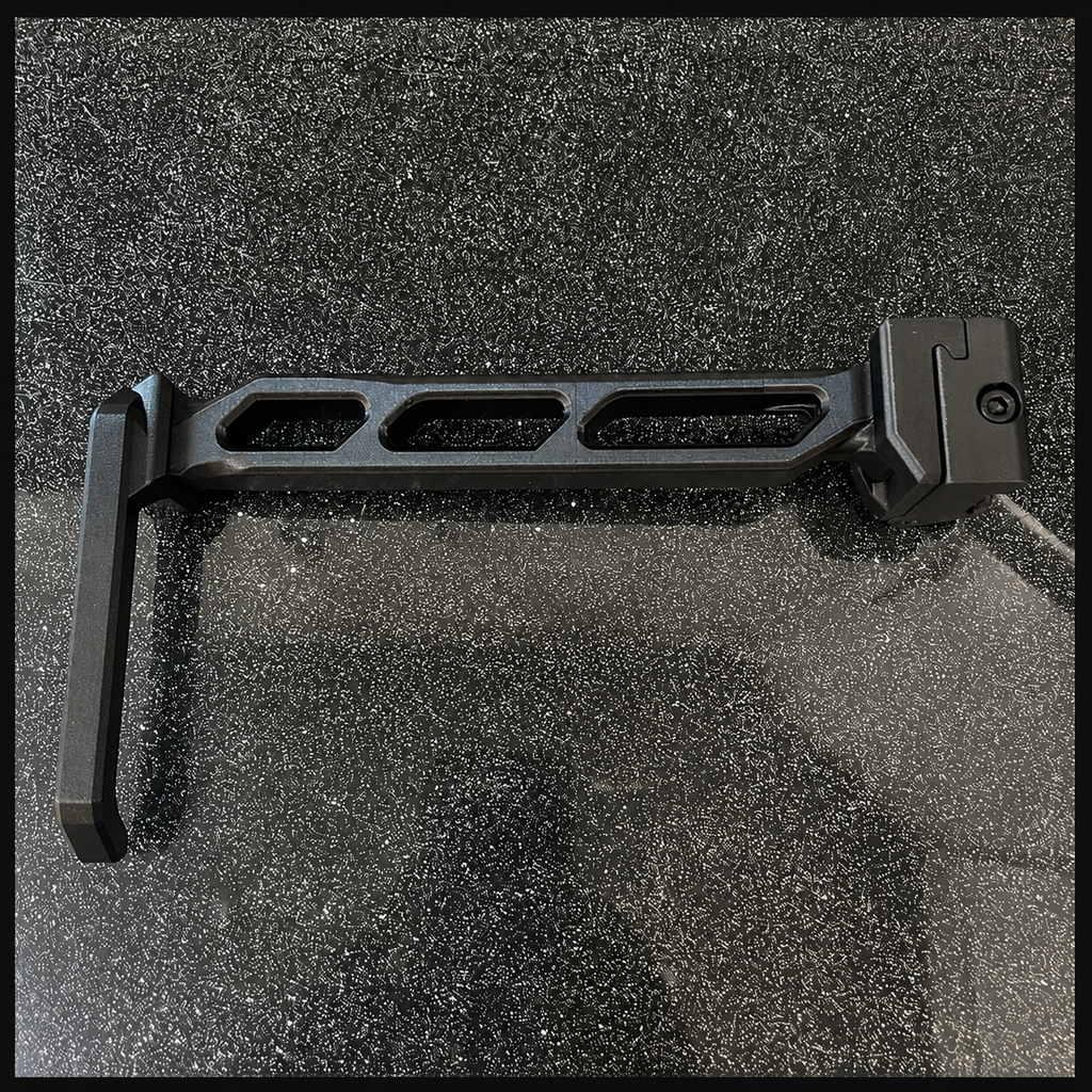 Carbon Fiber Folding Picatinny Tailhook Stock – Short Version