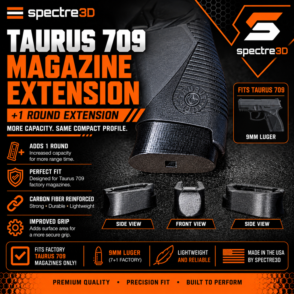 {3 Pack} Taurus 709 +1 Magazine Extension