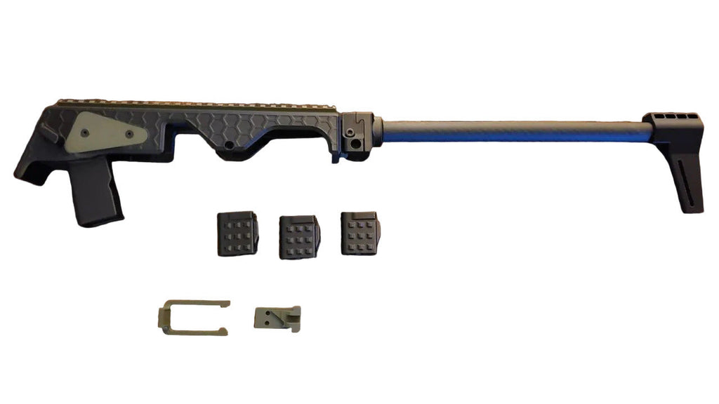 Keltec P17 Chassis w/ Picatinny Top And Right Side Rails and 3 +5 Extension KIT (CUSTOM ORDER)