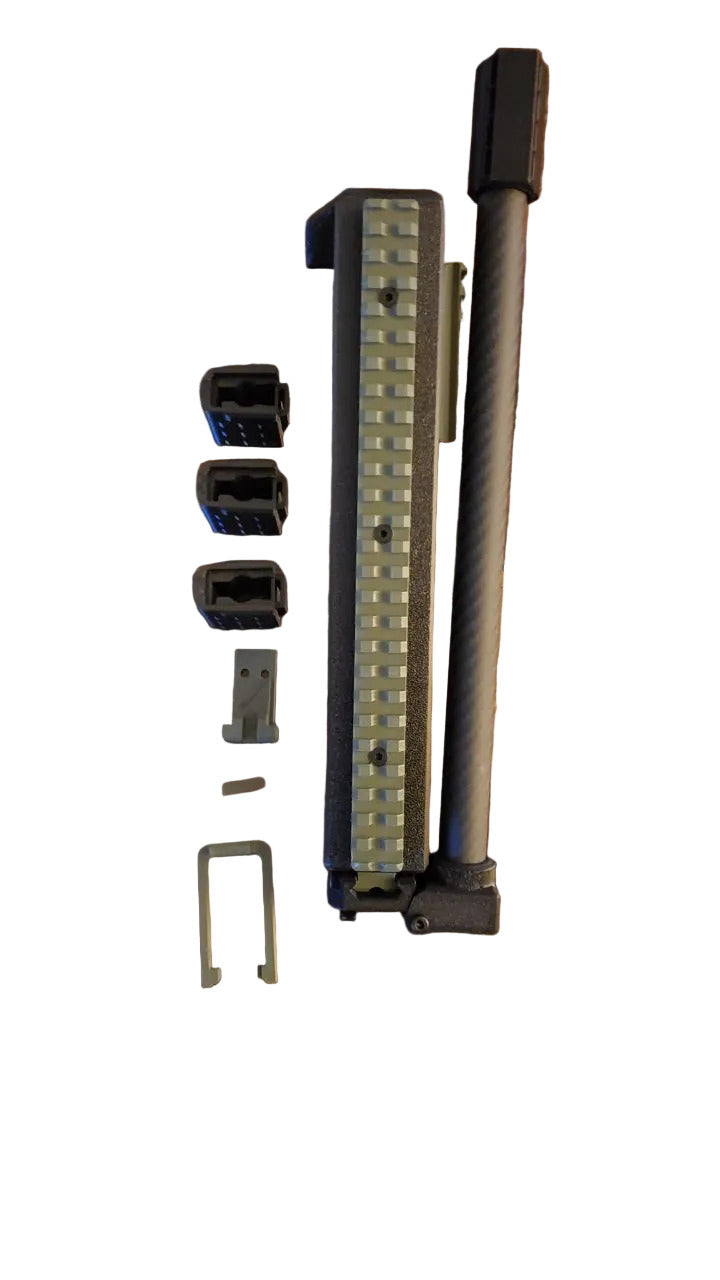 Keltec P17 Chassis w/ Picatinny Top And Right Side Rails and 3 +5 Extension KIT (CUSTOM ORDER)