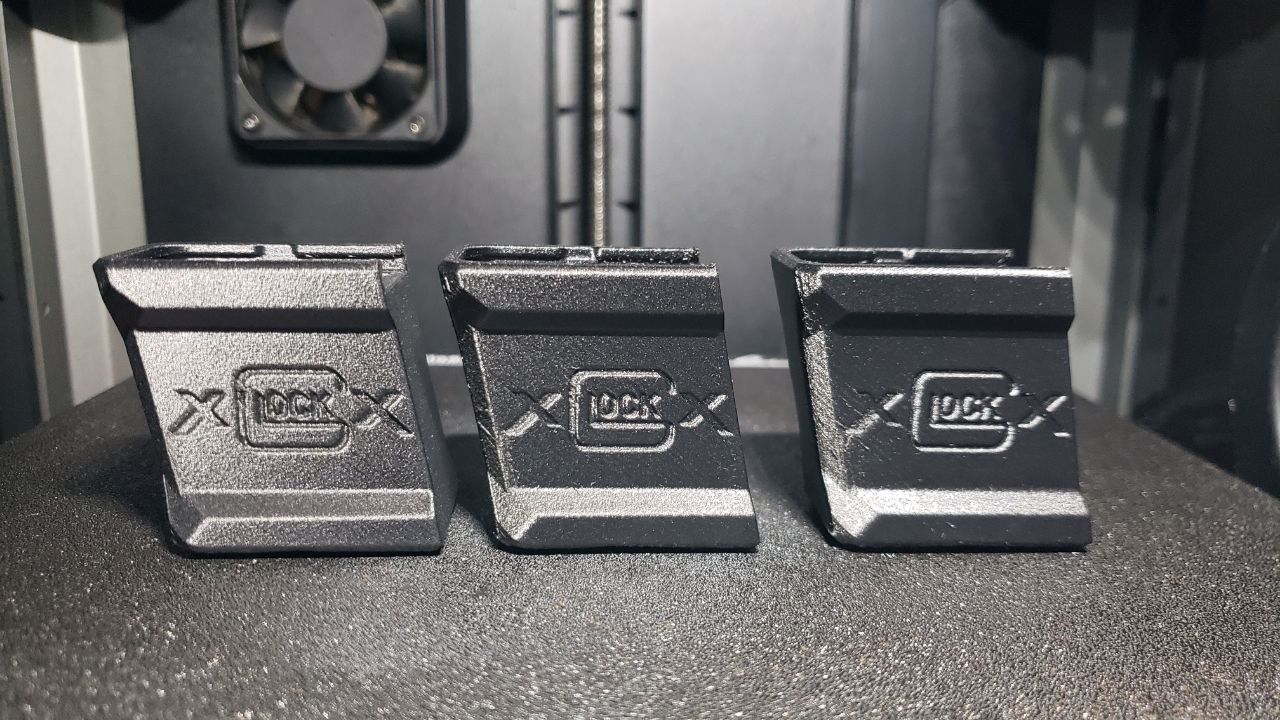 Glock 43X +5 Magazine Extension 3-Pack | Carbon Fiber Reinforced |