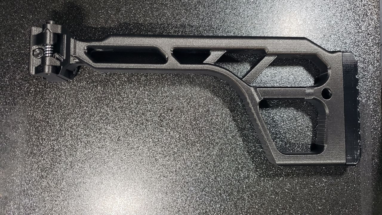 Carbon Fiber Airsoft Picatinny Kate Moss Style Stock