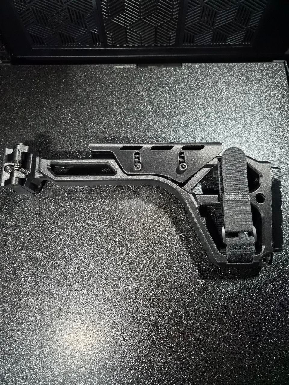 Carbon Fiber Airsoft Picatinny Stock With ADJUSTABLE Cheek Riser