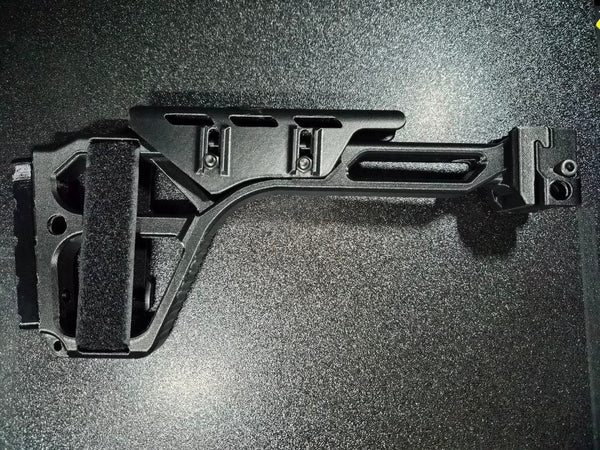 Carbon Fiber Airsoft Picatinny Stock With ADJUSTABLE Cheek Riser