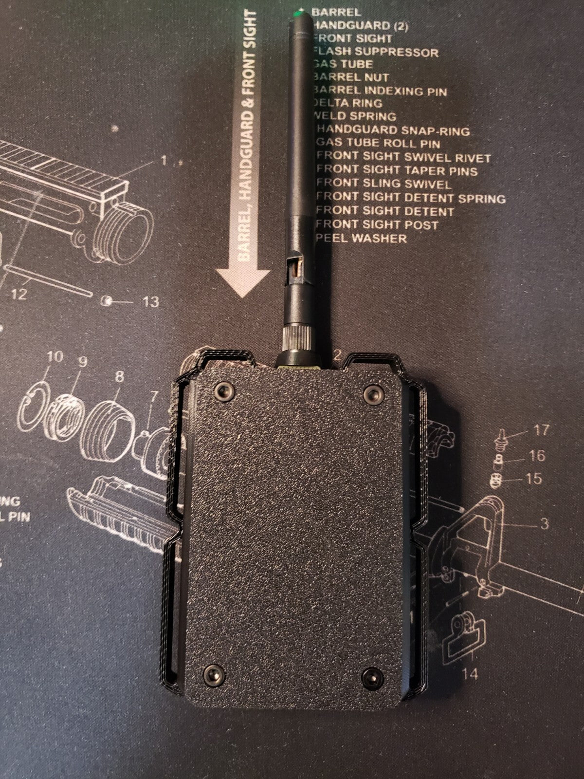 Custom Meshnode Heltec V3 **SPECHELV1** -CASE ONLY- holds 3000mAh Battery