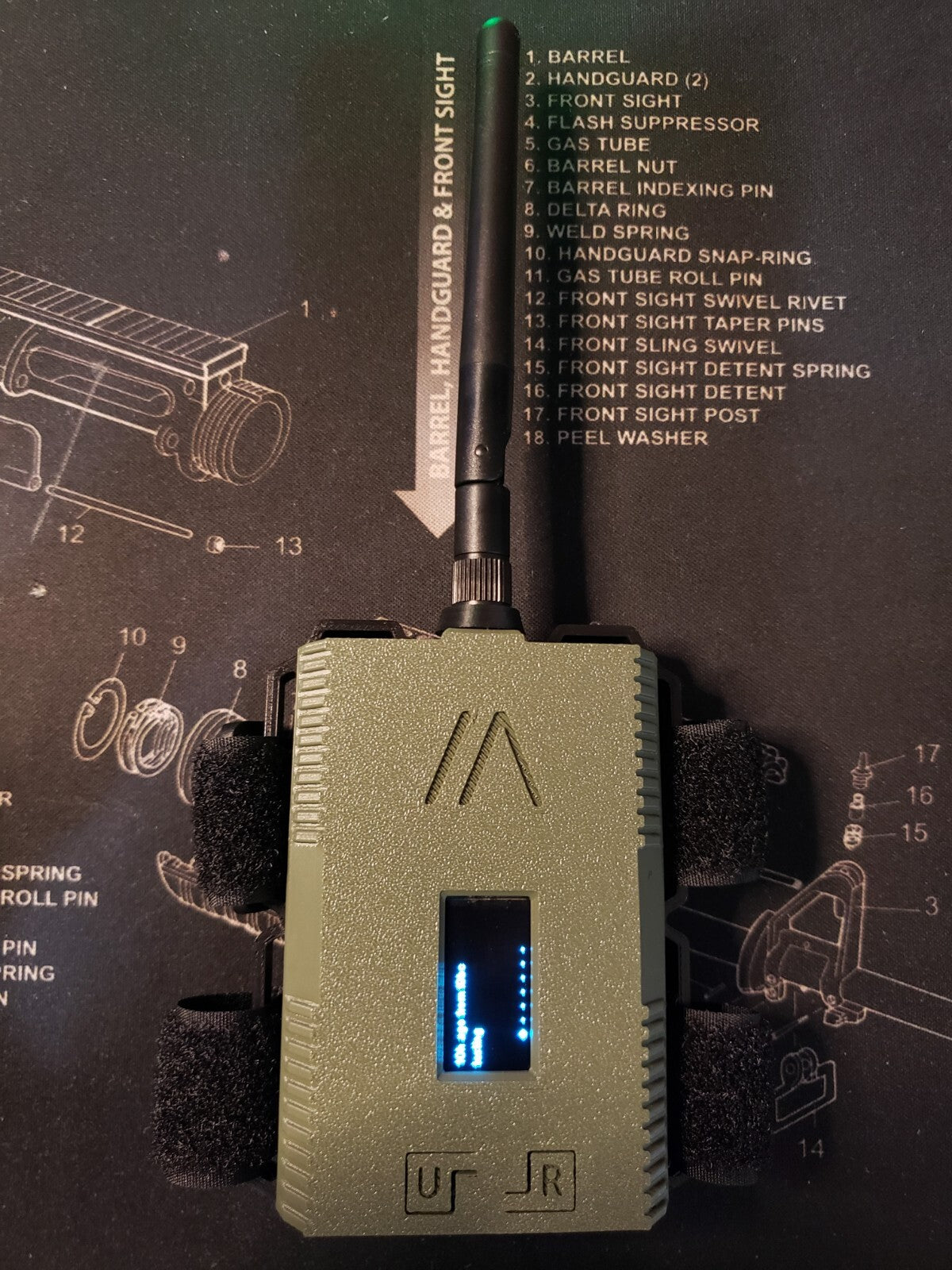 Custom Meshnode Heltec V3 **SPECHELV1** -CASE ONLY- holds 3000mAh Battery
