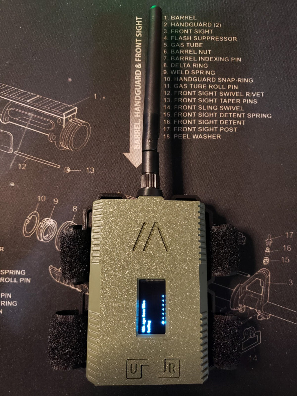 Custom Meshnode Heltec V3 **SPECHELV1** -CASE ONLY- holds 3000mAh Battery