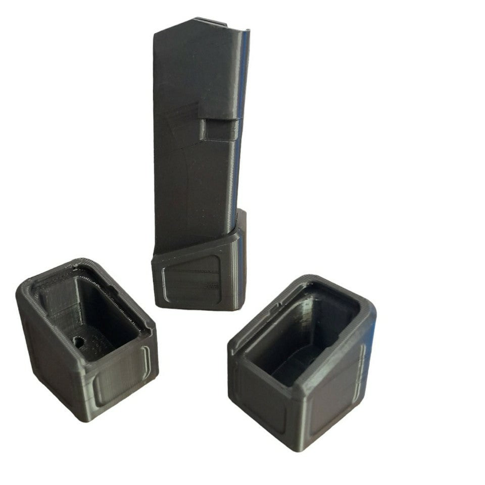 {2-Pack} Glock Magazine Extension-Fits OEM Glocks 17/17L/19/19X/22/26/34/35/45- PLUS 4